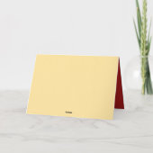 Moderne Chinese Nieuwjaar Slang Groet GC Feestdagen Kaart (Achterkant)