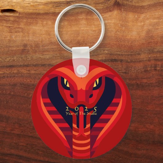 Moderne Chinese Nieuwjaarsslang 2025 BRK01 Sleutelhanger (Voorkant)