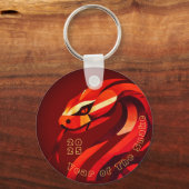 Moderne Chinese Nieuwjaarsslang 2025 BRK03 Sleutelhanger (Voorkant)