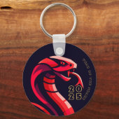 Moderne Chinese Nieuwjaarsslang 2025 BRK05 Sleutelhanger (Voorkant)