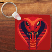 Moderne Chinese Nieuwjaarsslang 2025 BSqK01 Sleutelhanger (Voorkant)