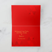 Moderne Chinese Nieuwjaarsslang 2025 GCa Feestdagen Kaart (Binnen)