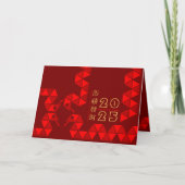 Moderne Chinese Nieuwjaarsslang 2025 GCc Feestdagen Kaart (Voorkant)