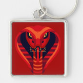 Moderne Chinese Nieuwjaarsslang 2025 MSqK01 Sleutelhanger (Voorkant)