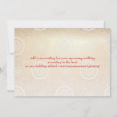 Moderne Chinese uitnodiging voor Draak-Fenix-huwel (Achterkant)