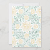 Moderne chique Boho bloemig zoet 16 verjaardagsfee Bedankkaart (Achterkant)