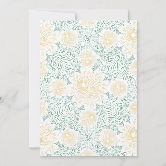 Moderne chique Boho bloemig zoet 16 verjaardagsfee Kaart (Achterkant)