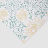 Moderne chique Boho bloemig zoet 16 verjaardagsfee Tissuepapier (Detail)