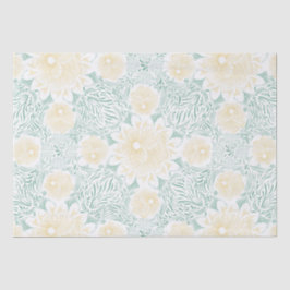 Moderne chique Boho bloemig zoet 16 verjaardagsfee Tissuepapier