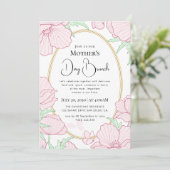 Moderne chique boho heldere wilde bloemen kaart (Staand voorkant)
