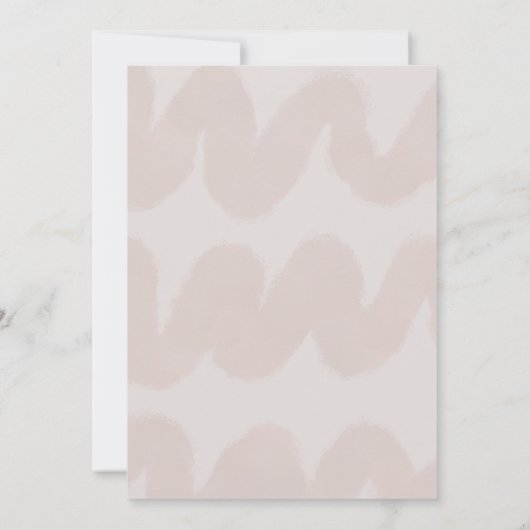 Moderne chique boog hennen partij uitnodiging (Achterkant)