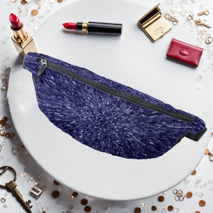 Moderne, chique design in donkerblauw, glinsterend heuptasje