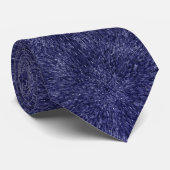 Moderne, chique design in donkerblauw, glinsterend stropdas (Opgerold)