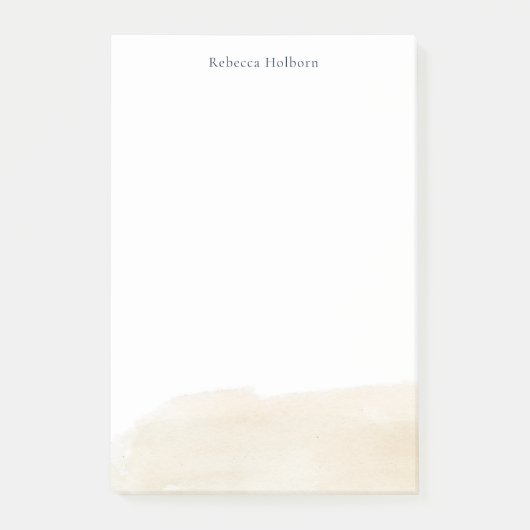 Moderne chique elegante gepersonaliseerde post-it® notes (Voorkant)