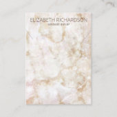 Moderne chique elegante luxe glam sieraden display visitekaartje (Voorkant)