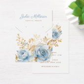 Moderne chique floral ketting oorbel display kaart (Bureau)