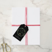 Moderne chique gepersonaliseerde kerstcadeau tags cadeaulabel (Met Touw)