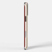 Moderne chique gestreept Case-Mate iPhone case (Achterkant / Rechts)