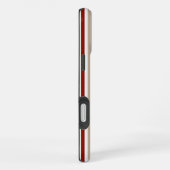 Moderne chique gestreept iPhone hoesje (Rechterkant)