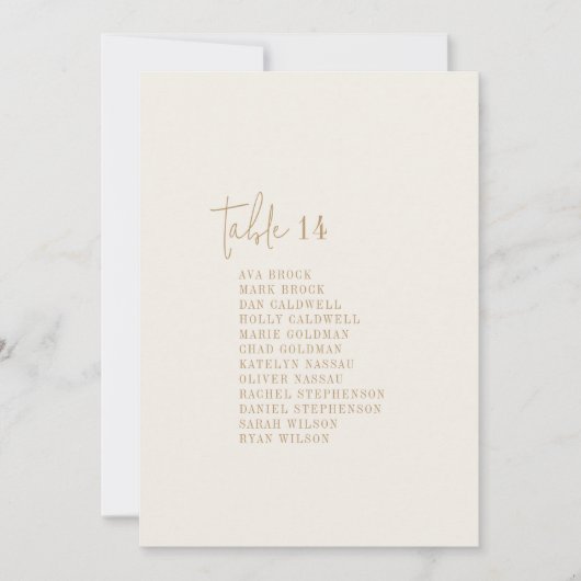 Moderne chique gouden zitgrafiek Kaarten (Voorkant)