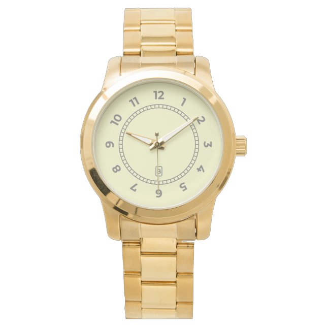 Moderne chique hedendaagse Mannen Horloge (Voorkant)