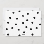 Moderne chique kalligrafie "Joyeux Noel" Feestdagenkaart (Achterkant)