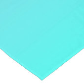 Moderne chique lente roze turquoise ombre bruiloft korte tafelloper (Hoek)