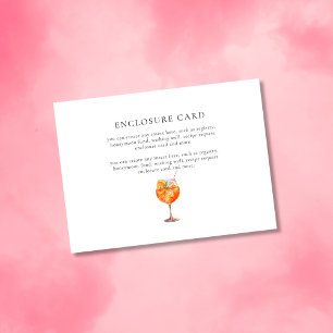 Moderne chique liefde bij eerste Spritz Vrijgezell Informatiekaartje