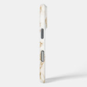 Moderne Chique Monogram Marmer Look Aanpasbaar Case-Mate iPhone Case (Achterkant / Rechts)