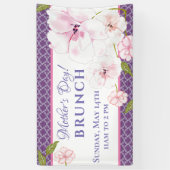 Moderne chique roze rozen | MOEDERDAG Spandoek (Verticaal)