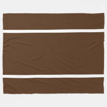 Moderne chique slanke witte strepen op cacao bruin