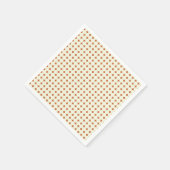 Moderne chique terracotta-Stippen uit het midden v Servet (Hoek)