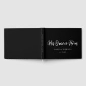 Moderne chique typografie Mis quince años Gastenboek (Volledig)