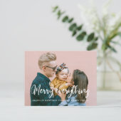 Moderne chique Vrolijk alles Vakantiefoto Briefkaart (Staand voorkant)