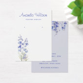 Moderne chique waterverf bloemenoorbel display kaa visitekaartje (Bureau)