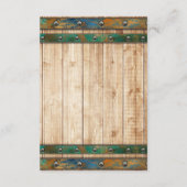 Moderne chique Waterverf wijngaard Landschap Bruil Informatiekaartje (Achterkant)