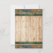 Moderne chique Waterverf wijngaard Landschap Bruil RSVP Kaartje (Achterkant)