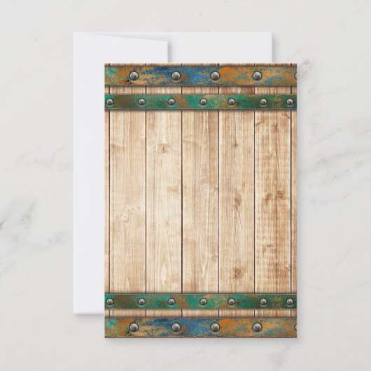 Moderne chique Waterverf wijngaard Landschap Bruil RSVP Kaartje (Achterkant)