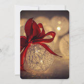 Moderne chique zakelijke kerst  decoratie kaart (Achterkant)