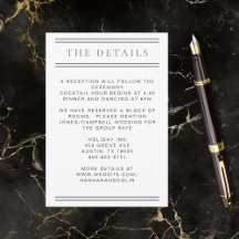 Moderne chique zwart & wit typografie