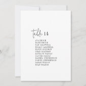 Moderne chique zwart-wit zitgrafiek Kaarten (Voorkant)