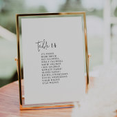 Moderne chique zwart-wit zitgrafiek Kaarten