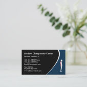 Moderne Chiropracticus Visitekaartje (Staand voorkant)