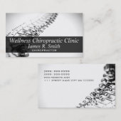 Moderne chiropractische chiropractor Klinische Gez Visitekaartje (Voorkant / Achterkant)