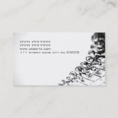 Moderne chiropractische chiropractor Klinische Gez Visitekaartje (Achterkant)