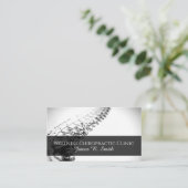 Moderne chiropractische chiropractor Klinische Gez Visitekaartje (Staand voorkant)