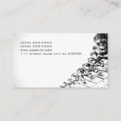 Moderne chiropractische chiropractor Klinische Gez Visitekaartje (Achterkant)