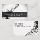 Moderne chiropractische chiropractor Klinische Gez Visitekaartje (Voorkant / Achterkant)
