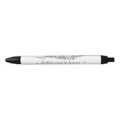 Moderne Chiropractische Dienst Chiro Chiropractor Zwarte Inkt Pen (Voorkant)
