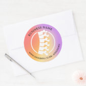 Moderne Chiropractor Bedankt Sticker (Envelop)